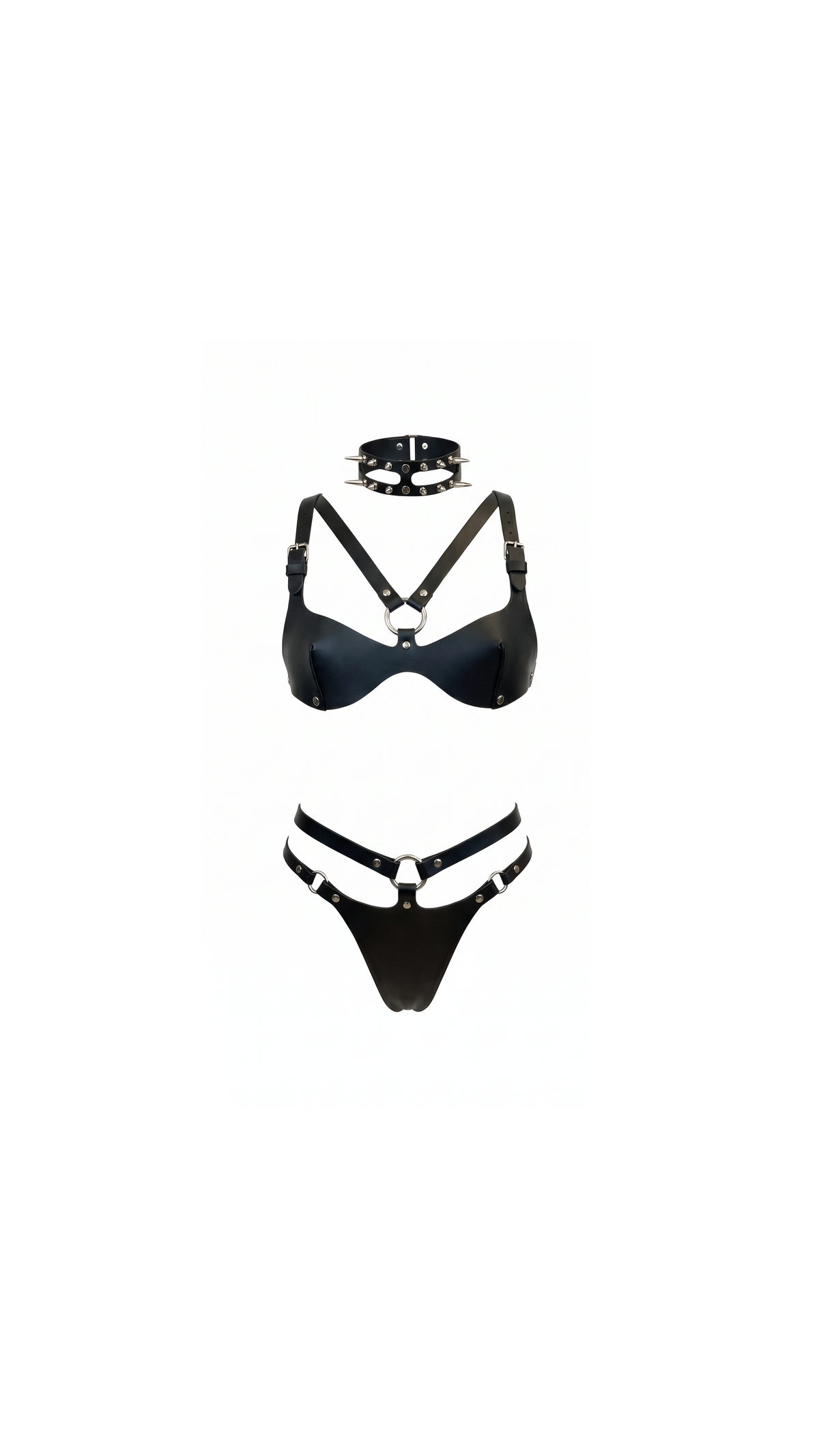 Violetta Metal-Detail Bralette Harness Set — product image 2
