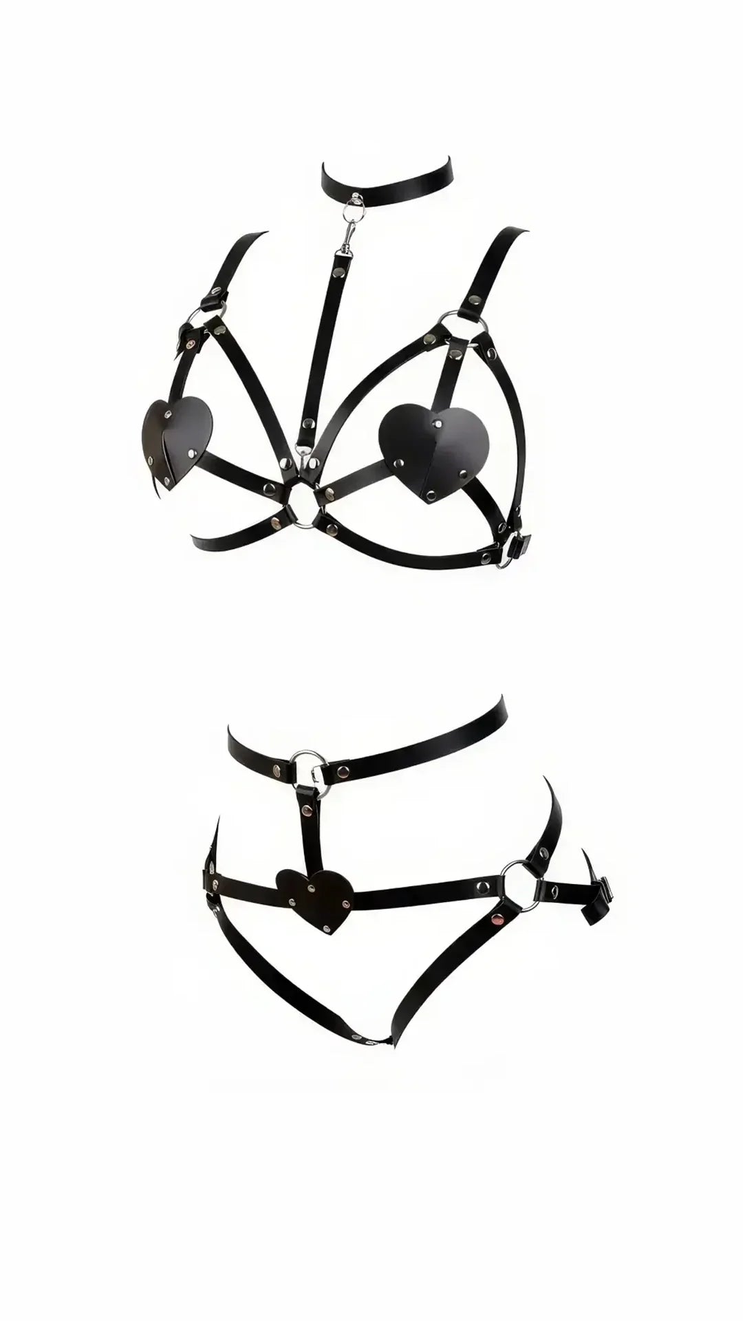 Flavia Heart-Detail Body Harness Set — product image 2