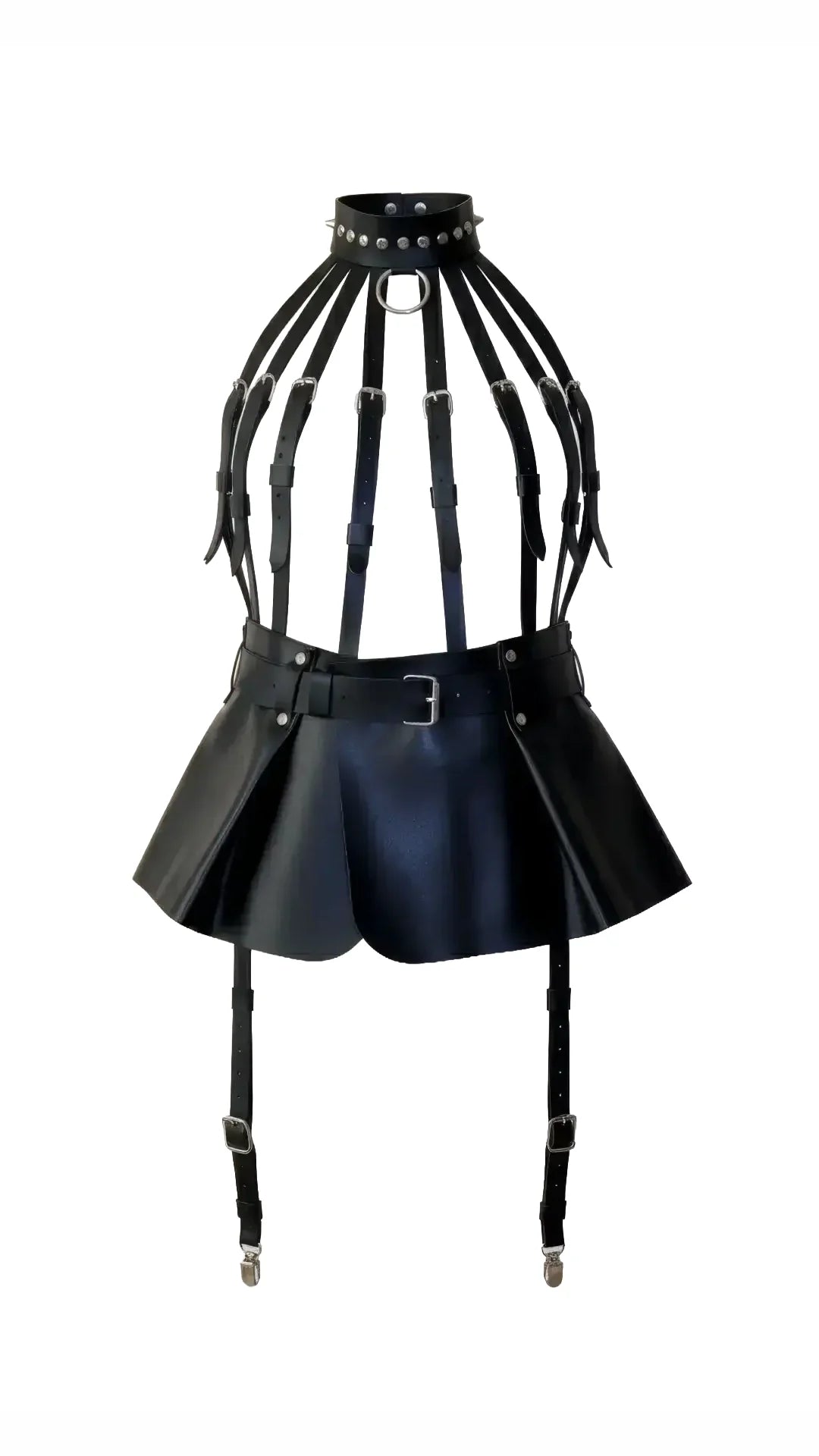 Evelina Pleated-Skirt Cage Harness — product image 2