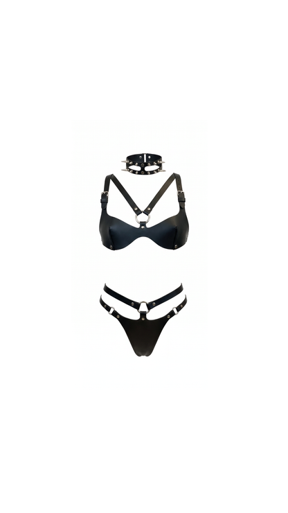 Violetta Metal-Detail Bralette Harness Set — product image 2