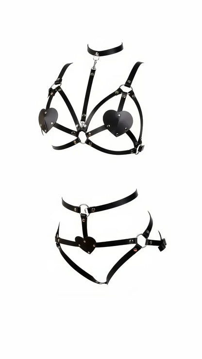 Flavia Heart-Detail Body Harness Set — product image 2