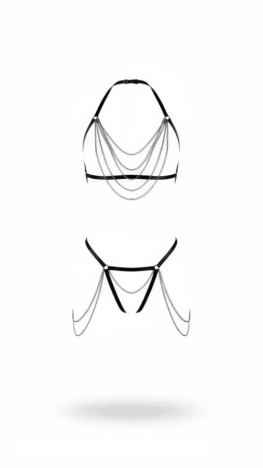 Celeste Layered-Chain Harness Set — product image 2