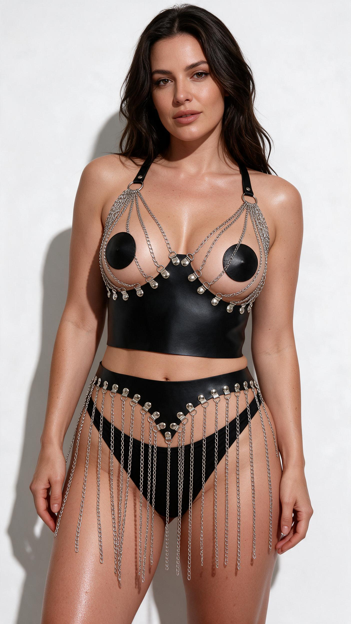 Seraphina Chain Bralette and Skirt Set — product image 1